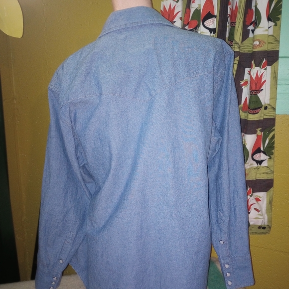 Wrangler Snap Button Shirt XL - Picture 3 of 4